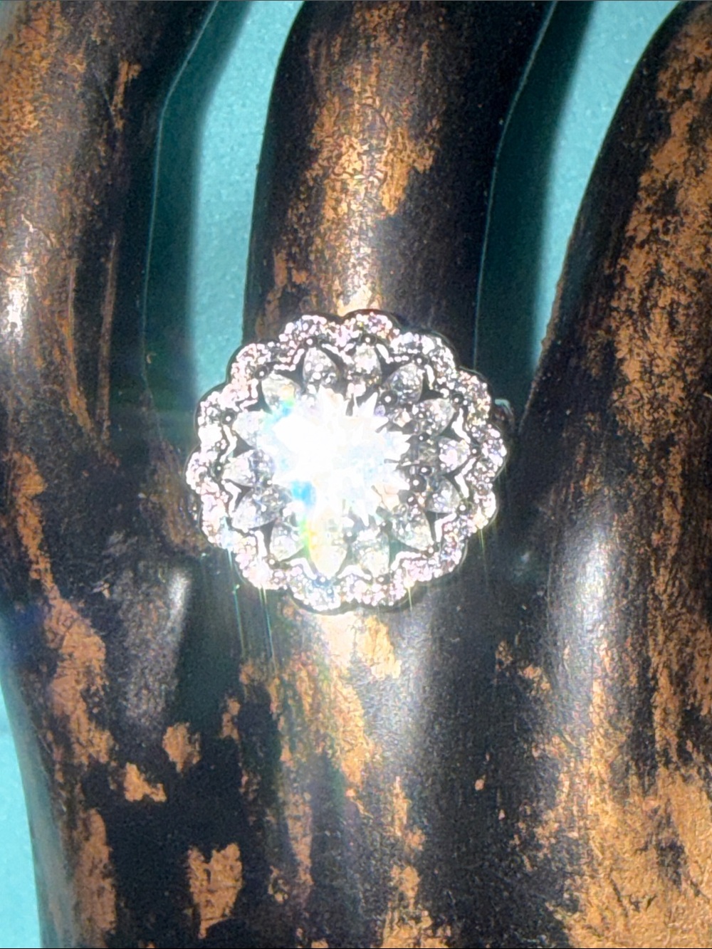 GRA CERTIFIED Moissanite Diamond 2CT ring 925 Sterling silver NEW STUNNING 6&8.5 - Picture 7 of 14